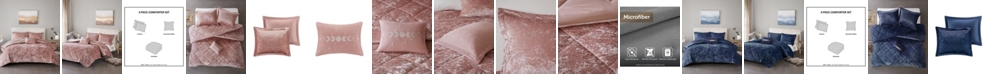 Intelligent Design Felicia Twin/Twin XL 3-Pc. Velvet Comforter Set